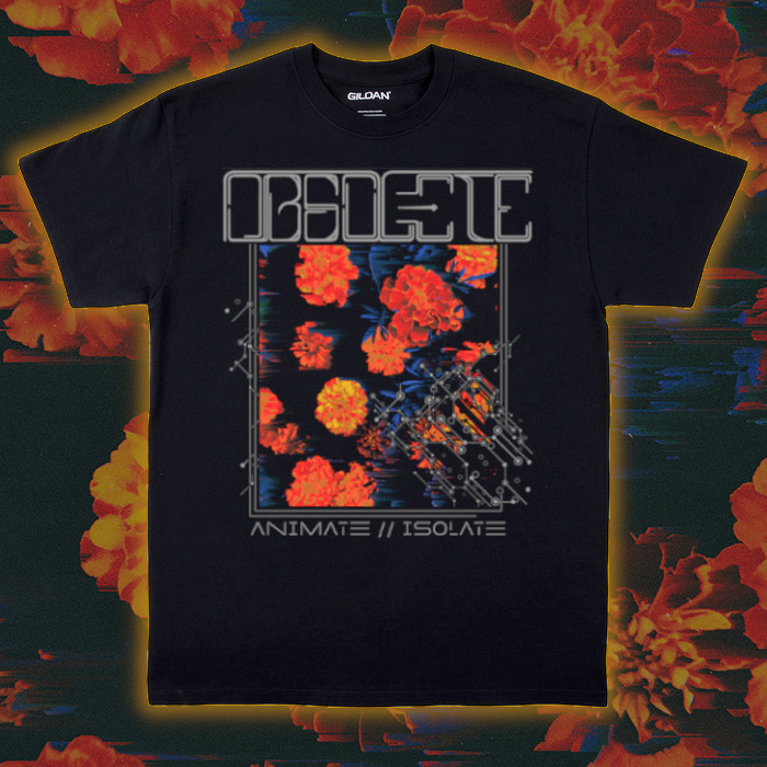 Obsolete "Animate//Isolate" t-shirt (black) size 2XL